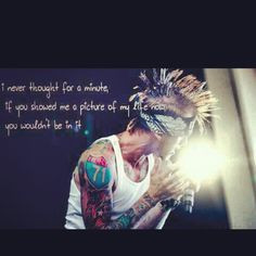 Mgk BEST LYRICS EVER ♥ Never thought for a minute..... More