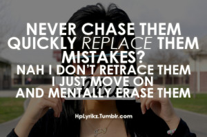 ... ? Nah, I don’t retrace them, I just move on & mentally ERASE them