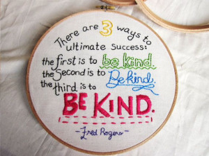 Mr. Rogers Quote Embroidery Hoop Art -- lemondifficult on etsy