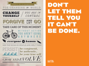 If you like posters with inspirational quotes, download these 11x17 ...
