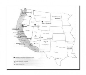Japanese American Internment Camps Map