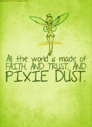 jan 28 13 quote quotes fairy peter pan dust fairy dust magic ...