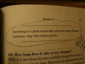 This is a quote from Kathy Freston's book, Veganist.