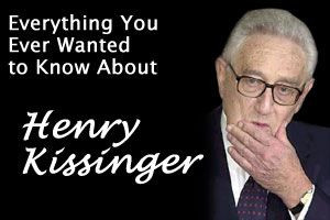 Underground. Kissinger is associated with the word 