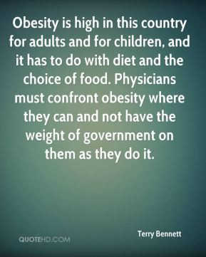 obesity is high in this country for adults and for children and it has ...