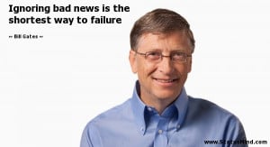 ... is the shortest way to failure - Bill Gates Quotes - StatusMind.com