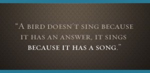 know why the caged bird sings.
