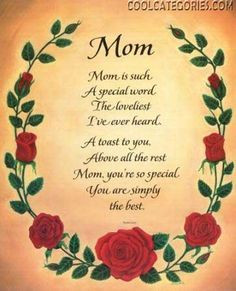Thank You Mom - To Best Mom Ever