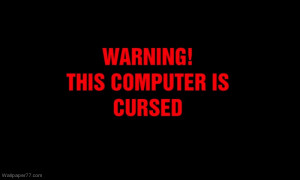... Computer is Cursed cute fun wallpapers funny wallpapers 800x480.jpg