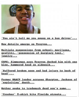 Your Guide to the Idiotic Racist Backlash Against Trayvon Martin