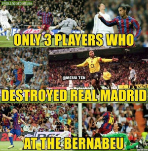 Ronaldinho Henry and Messi