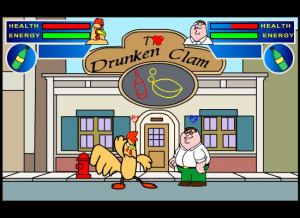 Free Online Games - Family Guy: Peter Vs Giant Chicken