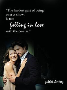 he fell in love with ellen pompeo yes more fell greys anatomy fall ...