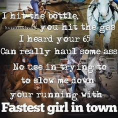 Fastest Girl in Town- Barrel Racing! *You're More