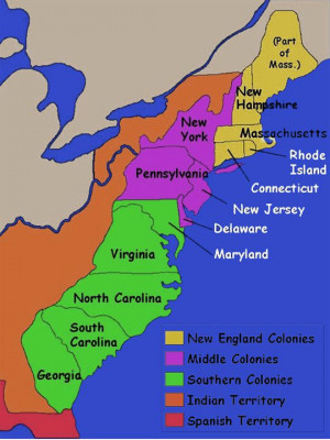 Re: 13 colonies and Canadian territories, separate entities?