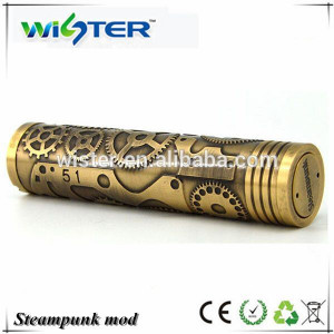 newest knurled gear design sage mod copper steampunk mechanical mod