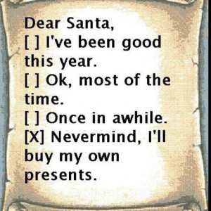 Dear Santa,