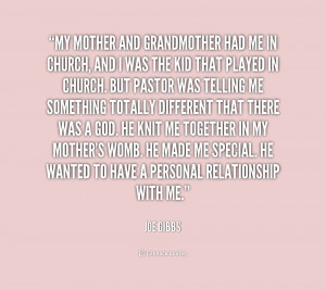 My Mother. And Grandmother Had Me In Church. And I Was The Kid That ...