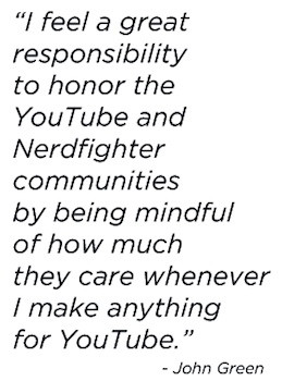 john green youtube nerdfighter quote John Green Quotes Nerd