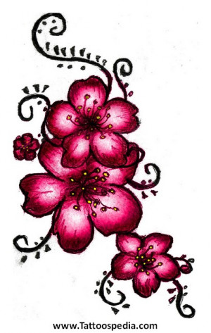 ... 20Blossom%20Tattoo%20And%20Quote%202 Cherry Blossom Tattoo And Quote 2