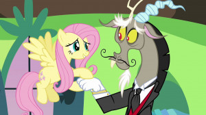 fluttershy and discord - My Little Pony: Friendship is...