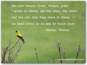 Nature Silence Quotes