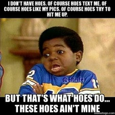 You got all tha hoes