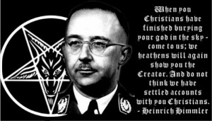 This quote is taken from Heinrich Himmler’s “Voice of our ...