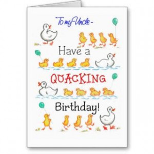Funny Uncle Birthday Cards