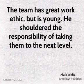 The team has great work ethic, but is young. He shouldered the ...