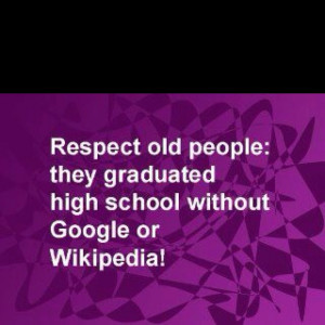 Respect your elders