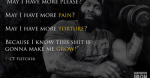 May I have more please? May I have more pain? May I have more torture ...