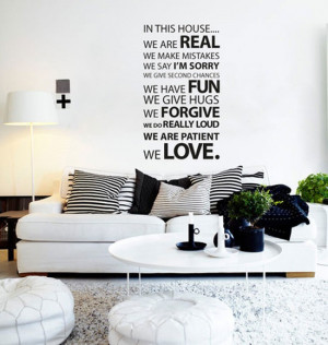 Family Rooms - vinyl wall quotes