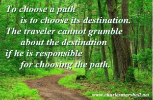 Motivational Blog- To choose a path is to choose its destination