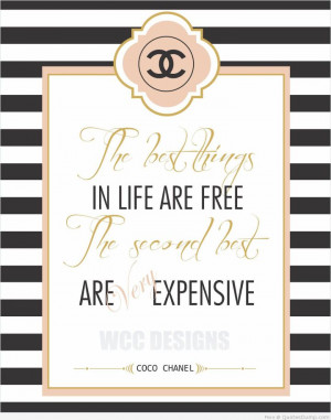 Coco Chanel Quotes 008 Coco Chanel Quotes 008. Short Cute Life Quotes ...