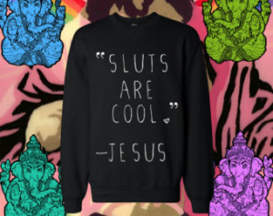 ... Jesus Quote B lack Sweatshirt // Bible Quotes // Mary Magdalene