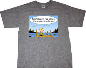 Kings of NY Charlie Brown print T shirt Streetwear mens white new york ...