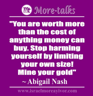 Abigail Nash, Abigail Nash Quotes on www.IsraelmoreAyivor.com