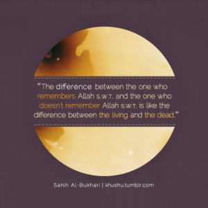 Prophet Muhammad Quote on Remembering Allah