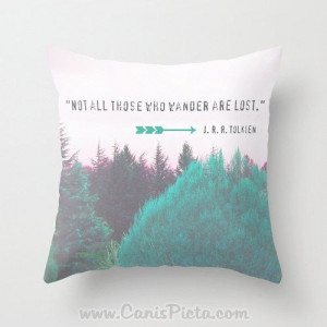 Tolkien Quote 16x16 Graphic Print Decorative Throw Pillow Cover ...