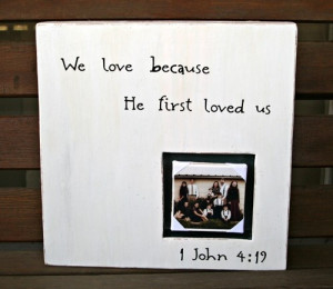 diy wood frame, quote, photo.