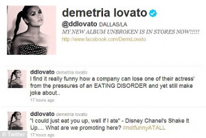 demi lovato quotes about eating disorder Ik was eventjes in mijn