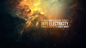 Nikola Tesla outer space quotes text wallpaper