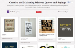 10) Marketing Quotes & Inspiration Board