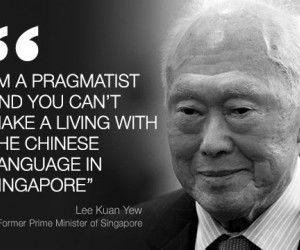 Singapore’s first prime minister Lee Kuan Yew, one of the towering ...