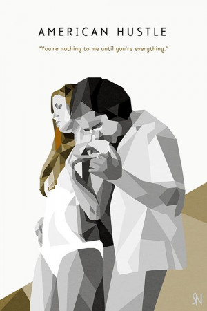 American Hustle movie (fan) poster and quote (starred Amy Adams and ...