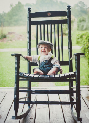 Baby Gideon in McDonough,GA: dapper+military rocking chair #perfection ...