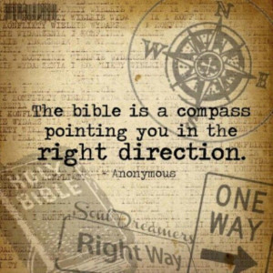 The bible is a compass