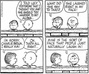 Linus Van Pelt and poor Charlie Brown…