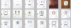 Customise your uPVC door to suit with a wide range of designs